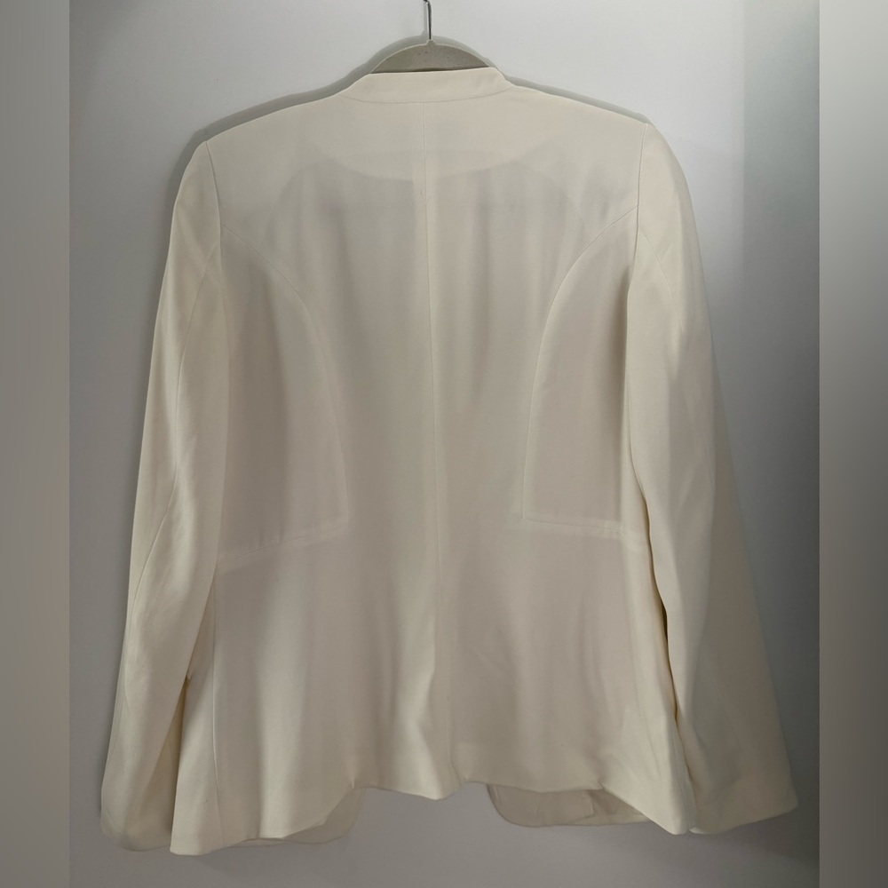 Ivory Open-Front Women's Blazer - Picture 3 of 3